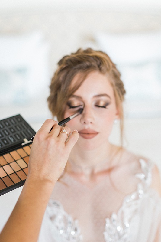 makeup Luxury French Wedding at Château Saint-Martin & Spa